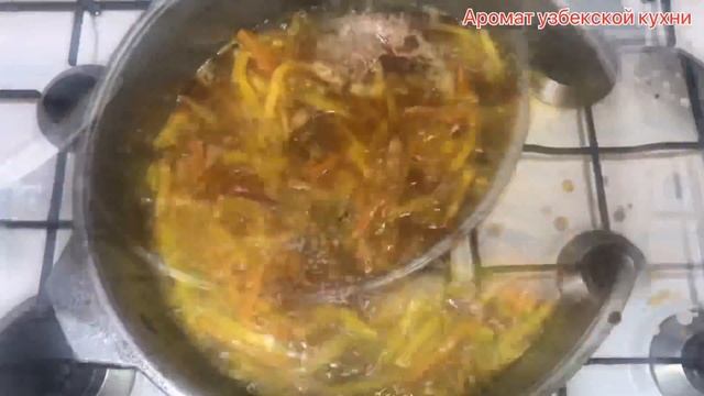 Плов/ Рассыпчатый плов в казане/Как приготовить Узбекский ПЛОВ? смотреть онлайн