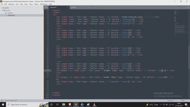 Make Calculator in 5 min using javascript in hindi смотреть онлайн