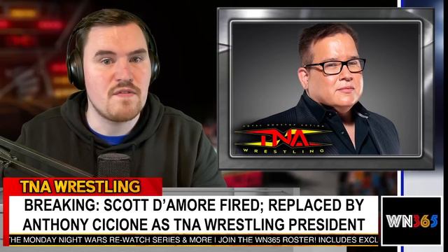Scott D'Amore FIRED AS TNA PRESIDENT! | NEW TNA Wrestling President NAMED | MAJOR Anthem SHAKE UP