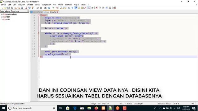 tutorial membuat json sengan php menggunakan postman смотреть онлайн