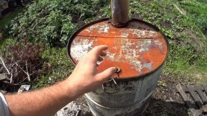 Бочка для сжигания мусора