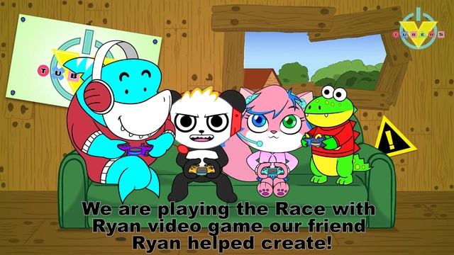 RACE WITH RYAN CHALLENGE! Vtubers Racing Competition for 1st Place! Let's Play Race with Ryan смотреть онлайн