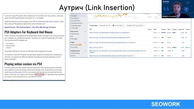 Аудит ссылочного профиля и составление стратегии (1 часть) смотреть онлайн