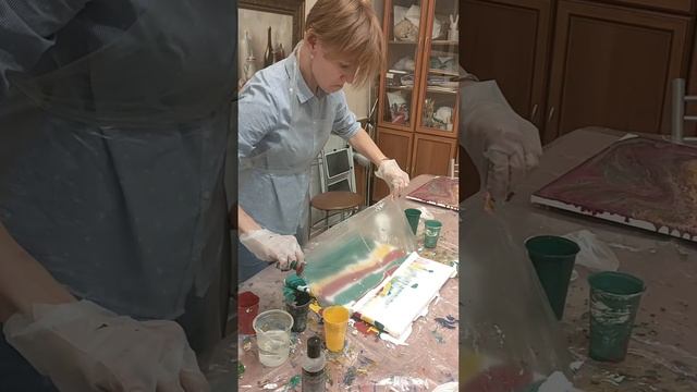 Создание абстрактной картины методом 