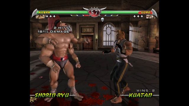 Mortal Kombat: Deception | Kobra vs Goro | Nintendo Gamecube | Gameplay HD смотреть онлайн