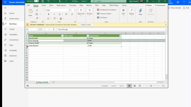 Power Automate - How To Filter Excel Rows Using String Value смотреть онлайн
