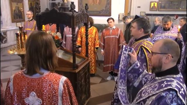 10 апреля 2021 года. Всенощное бдение в канун недели 4-ой Великого поста смотреть онлайн