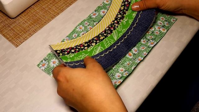 Корзиночка из ткани. смотреть онлайн