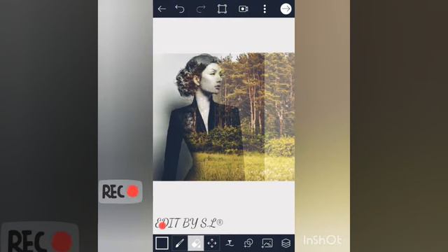 Picsart tutorial. Double exposure with nature pic&portarit. Edit with picsart. Двойная экспозиция смотреть онлайн