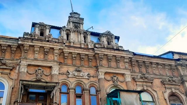 Ростов-на-Дону. Старые здания в центре Ростова. смотреть онлайн