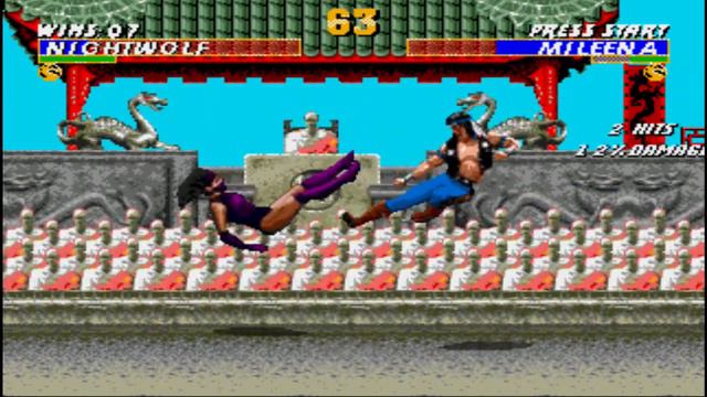 Ultimate Mortal Kombat Trilogy (Genesis) - Nightwolf - Hardest - No Continues. смотреть онлайн