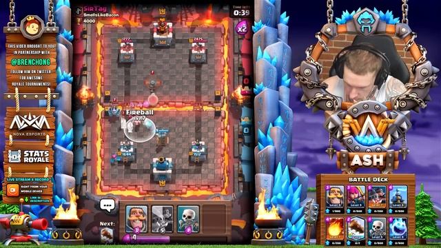 ROYAL HOGS & GIANT SNOWBALL GAMEPLAY vs PRO! Clash Royale NEW CARDS! смотреть онлайн