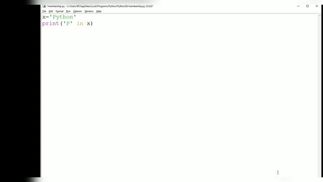 Syit | Sem 3 | Fycs | Python Tutorial | Lecture 10 | Membership Operator with an example смотреть онлайн