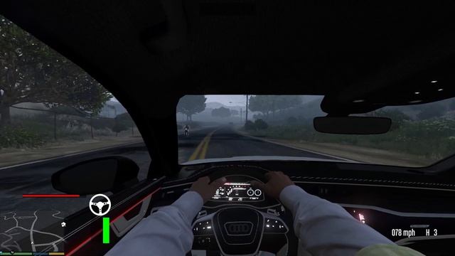 GTA 5 - Audi RS6 [Steering Wheel gameplay] смотреть онлайн