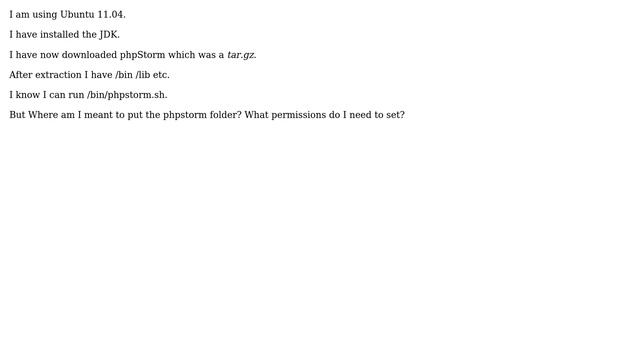 Ubuntu: How do I install phpStorm? смотреть онлайн