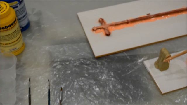 Скульптура памятника Князю Владимиру. Ч. 3. Формовка силиконом. смотреть онлайн