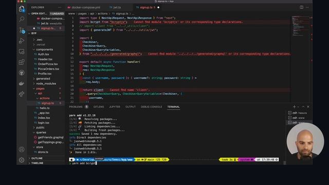 Creating authentication action handlers for Hasura with NextJS смотреть онлайн