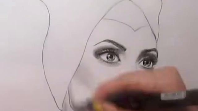 Drawing Maleficent | Рисунок Малефисенты