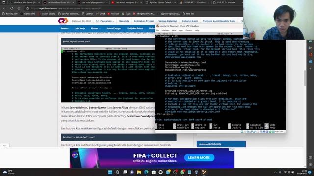 TUTORIAL MENDEPLOY WORDPRESS MENGGUNAKAN UBUNTU SERVER 22.04.1 LTS смотреть онлайн