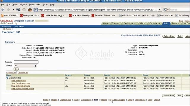 Acolade Consulting: Testing Oracle database upgrade (10g to 11g) using Real Application Testing смотреть онлайн