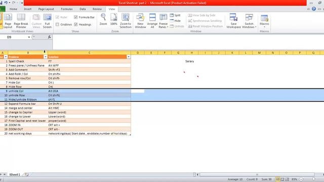 Excel Shortcut part 2# 20 Excel Short Cut#education machine#WOW смотреть онлайн