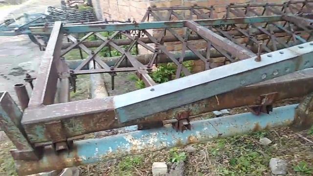 Самодельная прижимная сцепка борон. смотреть онлайн