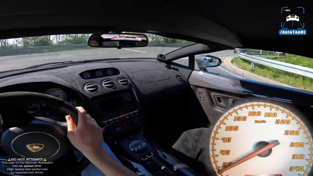 Lamborghini Gallardo Performante FAST! Autobahn Run by AutoTopNL смотреть онлайн