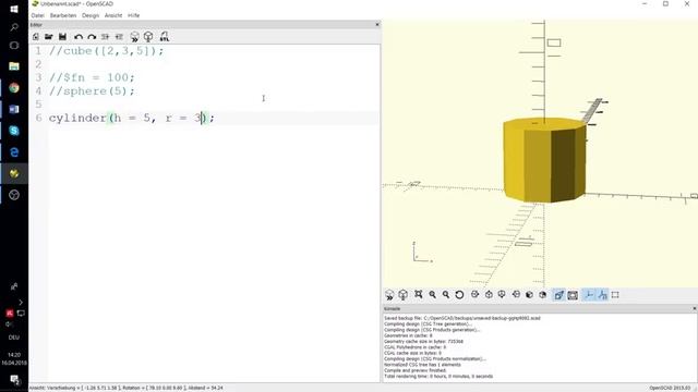 Основы 3d моделирования в OpenScad #1 смотреть онлайн