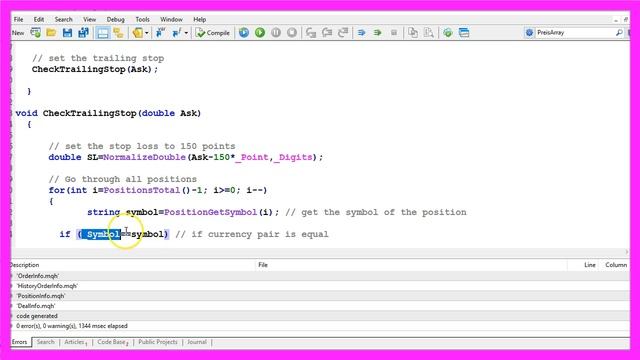 LEARN MQL5 TUTORIAL BASICS - 26 HOW TO CODE A SIMPLE BUY TRAILING STOP смотреть онлайн