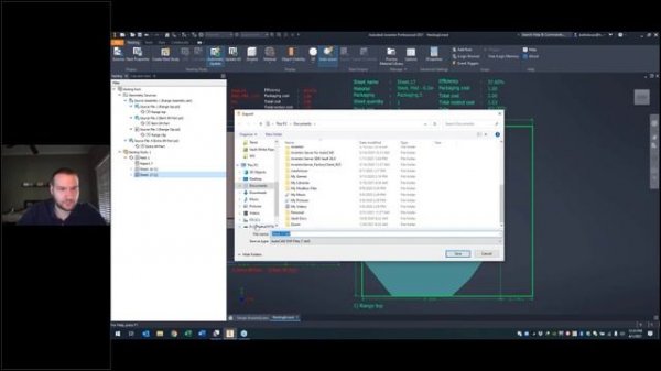 Autodesk Inventor Nesting Utility