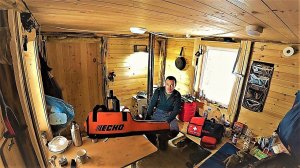 Трое суток в тайге! Силы на исходе, мега запчасти по 150 кг каждая! Полностью сделал печь!  Новое.