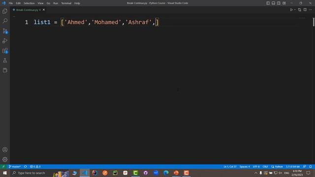 Break & Continue - Lec 23 - Python Programming смотреть онлайн