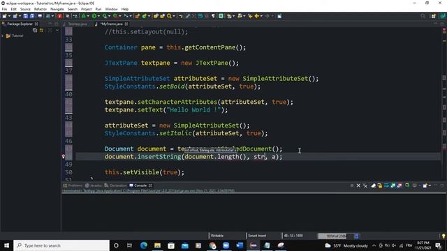 Java GUI Tutorial #67 - Create a TextPane Using JTextPane Class In Java GUI Swing смотреть онлайн