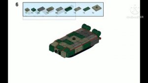 Мини Лего танк Т-80