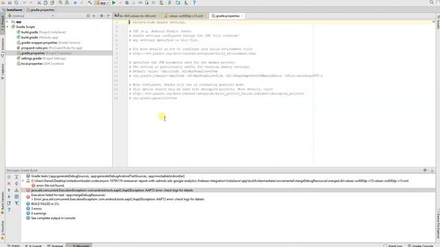 Exception: com.android.tools.aapt2.Aapt2Exception: AAPT2 error (FIXED) смотреть онлайн