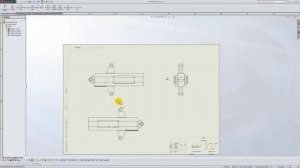 Solidworks. Урок 9.2. Вид по стрелке (вспомогательный вид) - создание чертежа