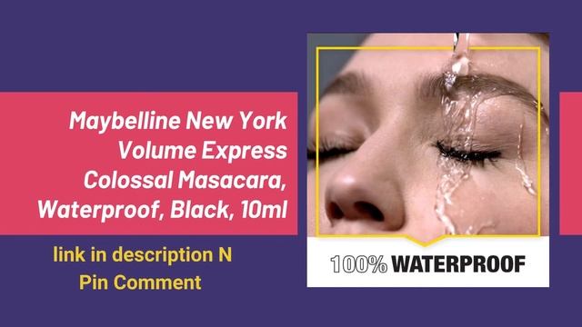 #maybelline  New York Volume Express Colossal #Masacara, Waterproof, #Black, 10ml 1