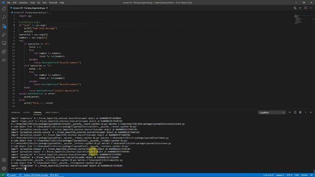 Understanding Python: Lesson 39 - Parsing Arguments смотреть онлайн