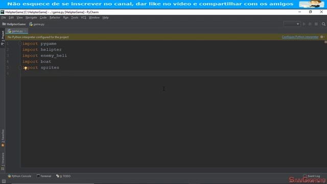 Curso Programação - Criando Um Jogo Completo Em Python Pygame - 01 смотреть онлайн