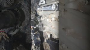 как заменить радиатор отопителя Toyota 150 не снимая панель