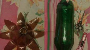 Пальма из пластиковых бутылок. Мастер-класс.