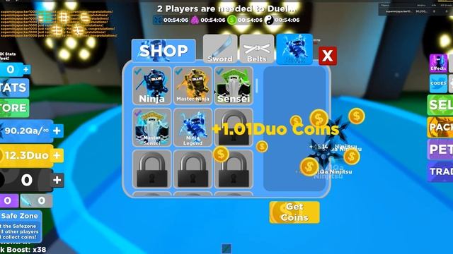 NOOB gets MAX RANK in TEN SECONDS... NINJA LEGENDS (ROBLOX) смотреть онлайн