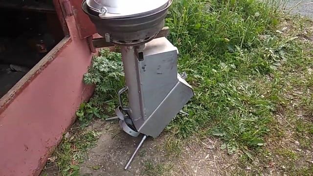 Ракетная печка с насадкой под казан. смотреть онлайн