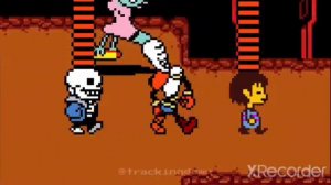 Санс  Папирус и Фриск идут под фонк в Андертейл на русском