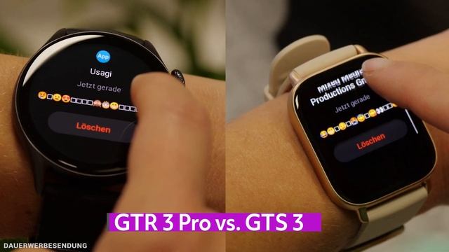 amazfit GTR 3 Pro vs. GTS 3 im Test - Diese Unterschiede musst du kennen! смотреть онлайн