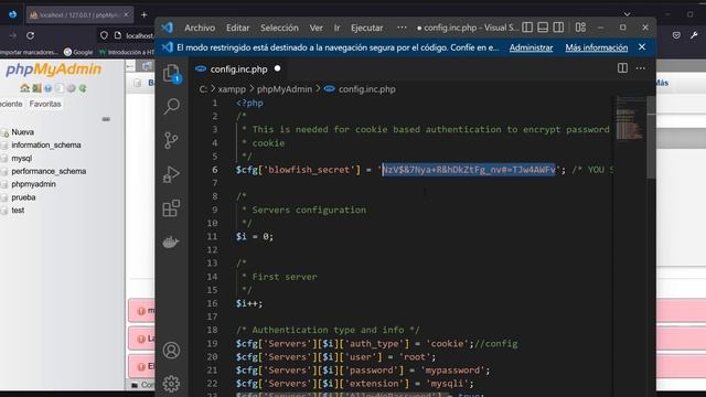 [ SOLUCIONADO ?✅ ] El archivo de configuración ahora necesita una frase secreta (blowfish_secret). смотреть онлайн
