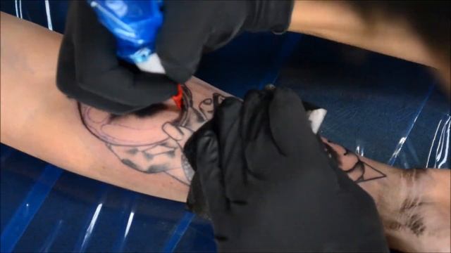 Neotrad Tattoo Timelapse | Eve смотреть онлайн