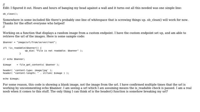 Wordpress: My php header() function is not working смотреть онлайн