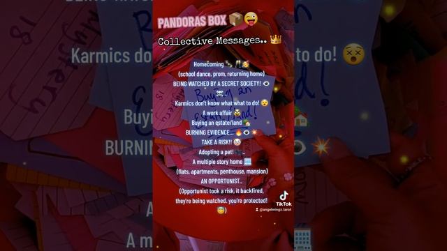 HOMECOMING!!??? Pandoras BOX ?? MESSAGES! #collectivemessages #tarot #oracles #psychictarot смотреть онлайн