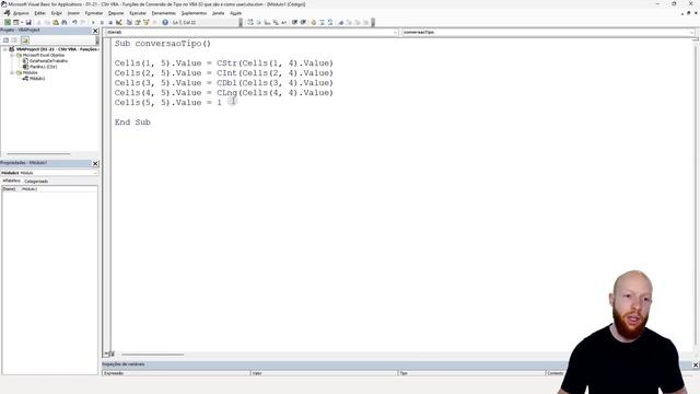CStr VBA - Funções de Conversão de Tipo no VBA [O que São e Como Usá-las?] смотреть онлайн